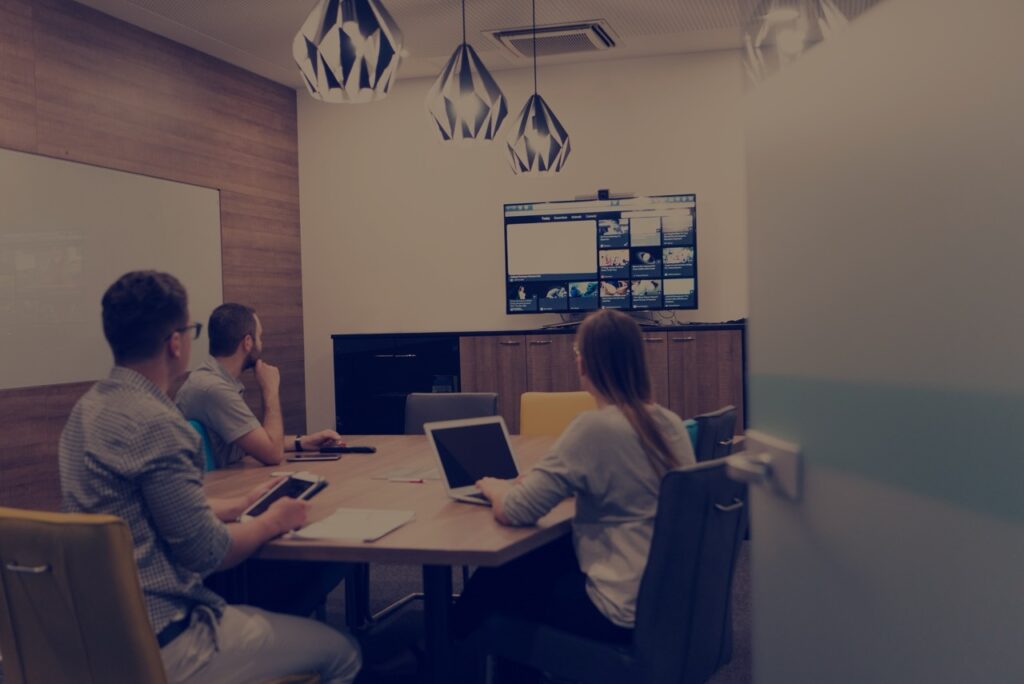 Digital advertising services display in Twin Falls business